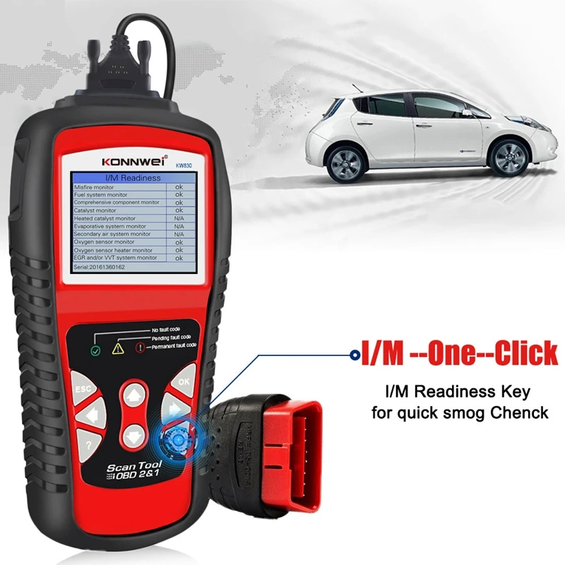 Сканер KONNWEI KW830 OBDII EOBD CAN, инструмент для считывания кодов автомобиля, диагностический инструмент Odb2 для тестирования автомобилей
Сканер KONNWEI KW830 OBDII EOBD CAN, инструмент для считывания кодов автомобиля, диагностический инструмент Odb2 для тестирования автомобилей