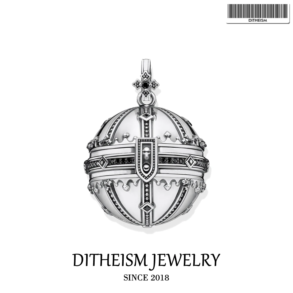 Pendant Royalty Orb Openable 925 Sterling Silver Fit Necklace 2021 Summer Brand New Vintage Jewelry Europe Bijoux For Men Women 
Pendant Royalty Orb Openable 925 Sterling Silver Fit Necklace 2021 Summer Brand New Vintage Jewelry Europe Bijoux For Men Women