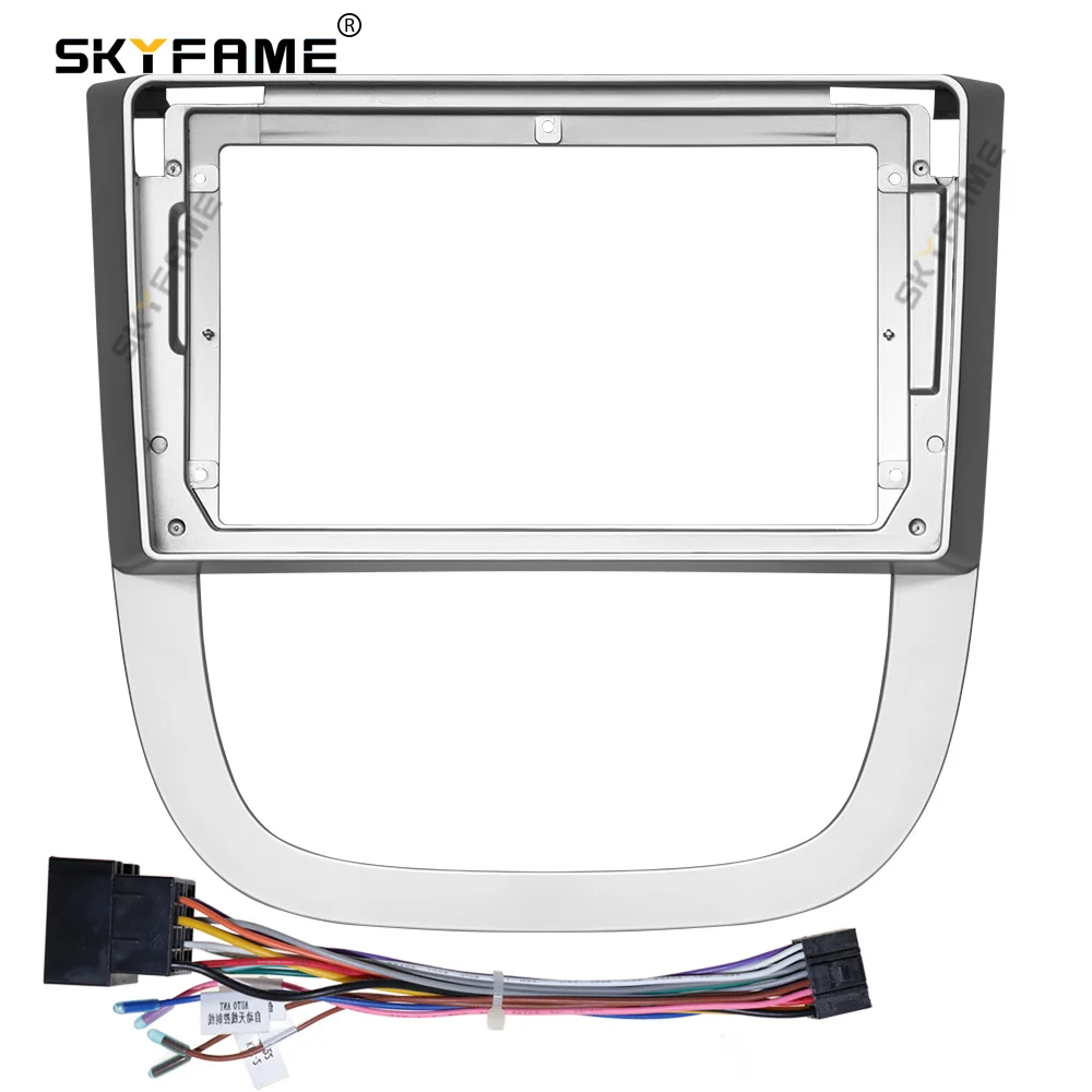 SKYFAME Car Frame Fascia For Buick GL8 First Land 2006-2012 Android Big Screen Radio Dash Fitting Panel Kit
SKYFAME Car Frame Fascia For Buick GL8 First Land 2006-2012 Android Big Screen Radio Dash Fitting Panel Kit