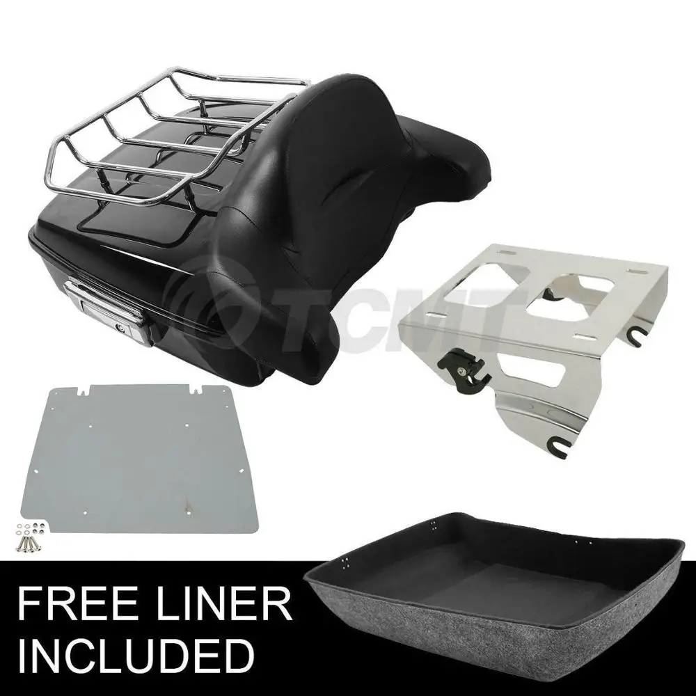 Motorcycle Chopped Pack Trunk Solo Mount Rack For Harley Touring Tour Pack Road King Electra Glide Road Glide Road King 2014-22
Motorcycle Chopped Pack Trunk Solo Mount Rack For Harley Touring Tour Pack Road King Electra Glide Road Glide Road King 2014-22