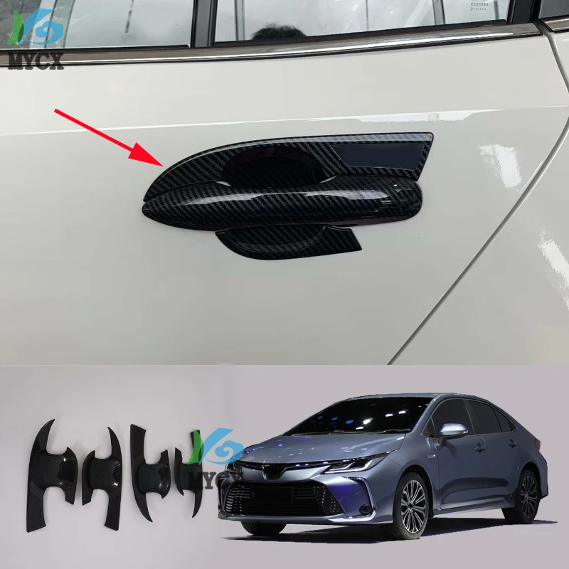 Car Styling Exterior Side Door Cup Bowl Frame Cover Car Sticker trim 4pcs For Toyota Corolla E210 2019 2020
Car Styling Exterior Side Door Cup Bowl Frame Cover Car Sticker trim 4pcs For Toyota Corolla E210 2019 2020