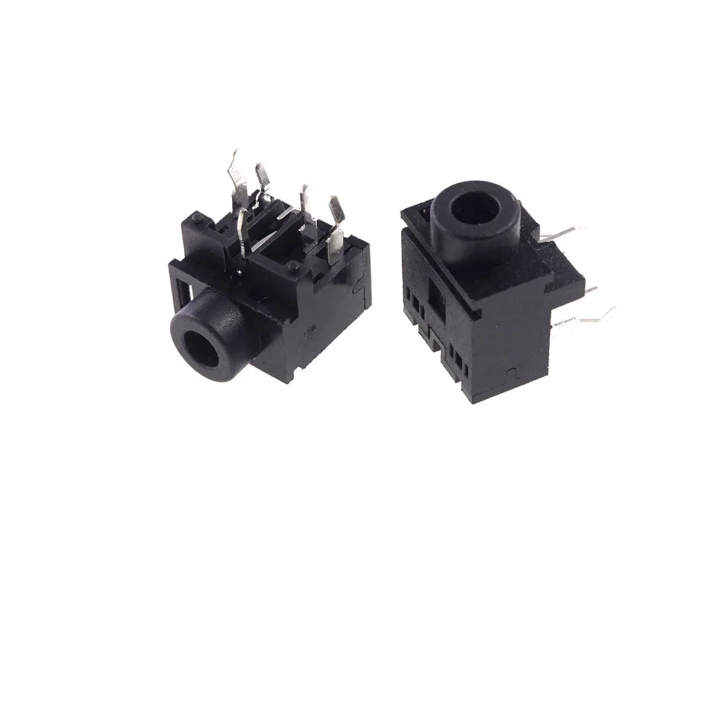 1000 Pcs 3.5mm 1/8 In Audio Jack 5 Contacts 3 Conductors For TRS Stereo Rlug Through Hole Right Angle Phone With Switch
1000 Pcs 3.5mm 1/8 In Audio Jack 5 Contacts 3 Conductors For TRS Stereo Rlug Through Hole Right Angle Phone With Switch