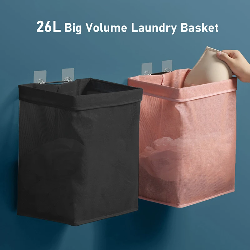 Wall Mounted Folding Laundry Basket Dirty Clothes Organizer Bag Foldable Portable Hamper Storage Bin Bathroom Home Accessories
Wall Mounted Folding Laundry Basket Dirty Clothes Organizer Bag Foldable Portable Hamper Storage Bin Bathroom Home Accessories