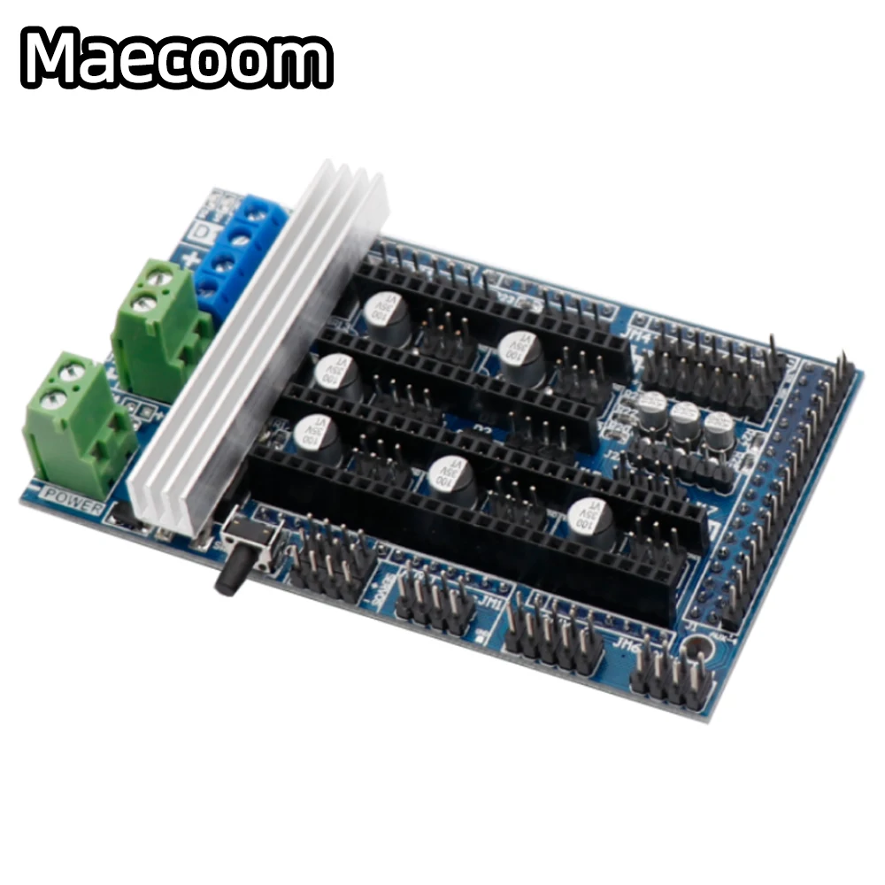 1 шт. Ramps1.6 детали платы расширения 3D-принтера обновление материнской платы Ramps1.6 модуль управления с радиатором детали 3D-принтера
1 шт. Ramps1.6 детали платы расширения 3D-принтера обновление материнской платы Ramps1.6 модуль управления с радиатором детали 3D-принтера