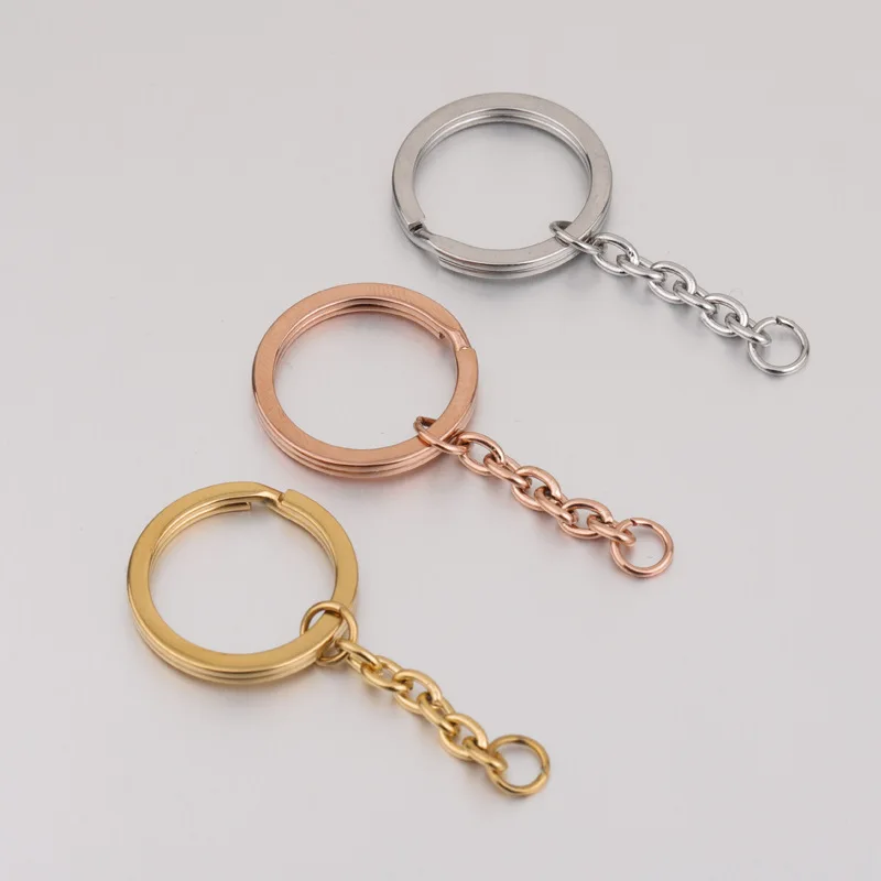 100% Stainless Steel KeyRing Keychain 25mm Metal Split Ring With Short Chain Key Ring DIY Key Chains Accessories Wholesale 20pcs
100% Stainless Steel KeyRing Keychain 25mm Metal Split Ring With Short Chain Key Ring DIY Key Chains Accessories Wholesale 20pcs