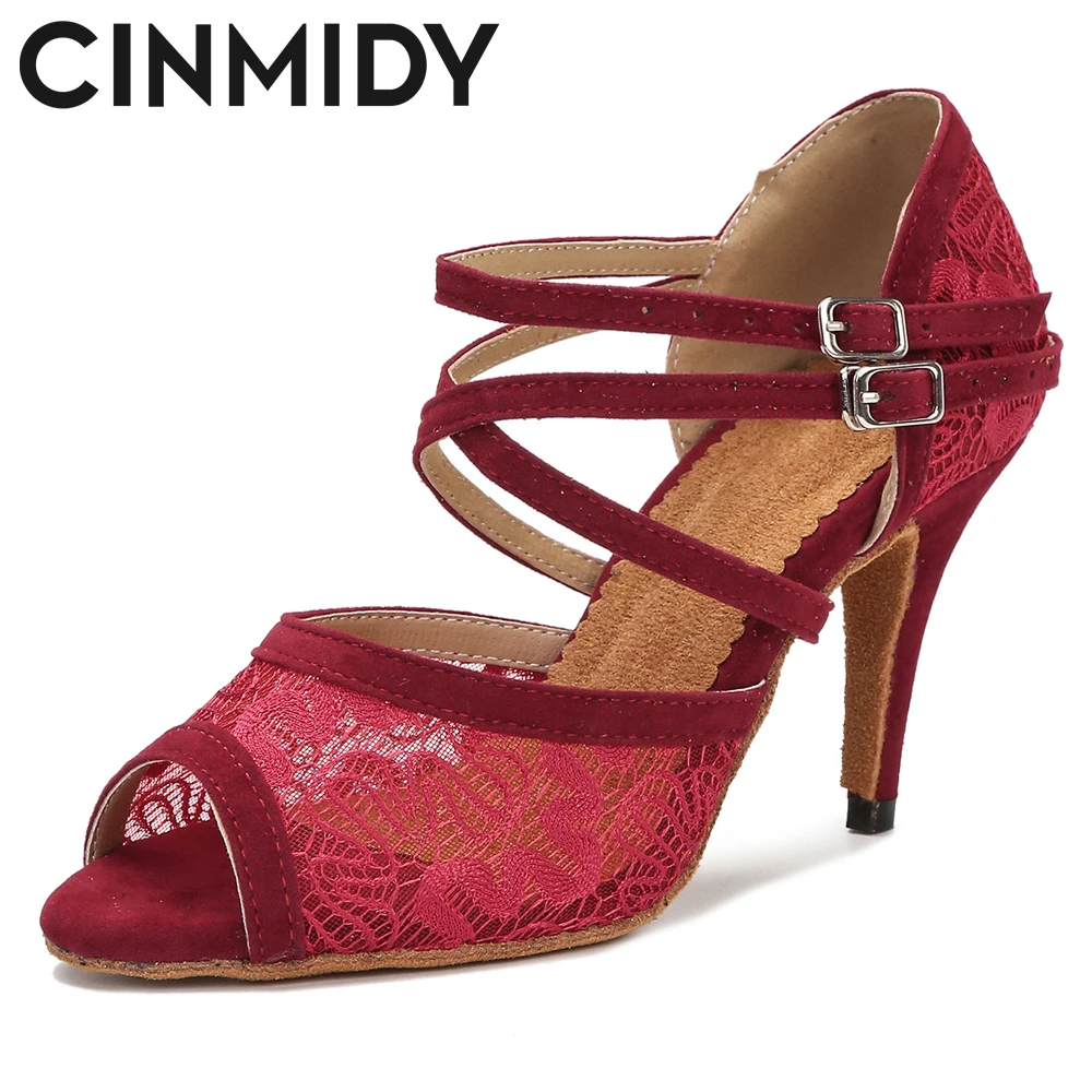 CINMIDY Latin Dance Shoes Ballroom Dance Shoes Women Salsa Tango Shoes For Dancing High Heels Indoor Party Sandals
CINMIDY Latin Dance Shoes Ballroom Dance Shoes Women Salsa Tango Shoes For Dancing High Heels Indoor Party Sandals