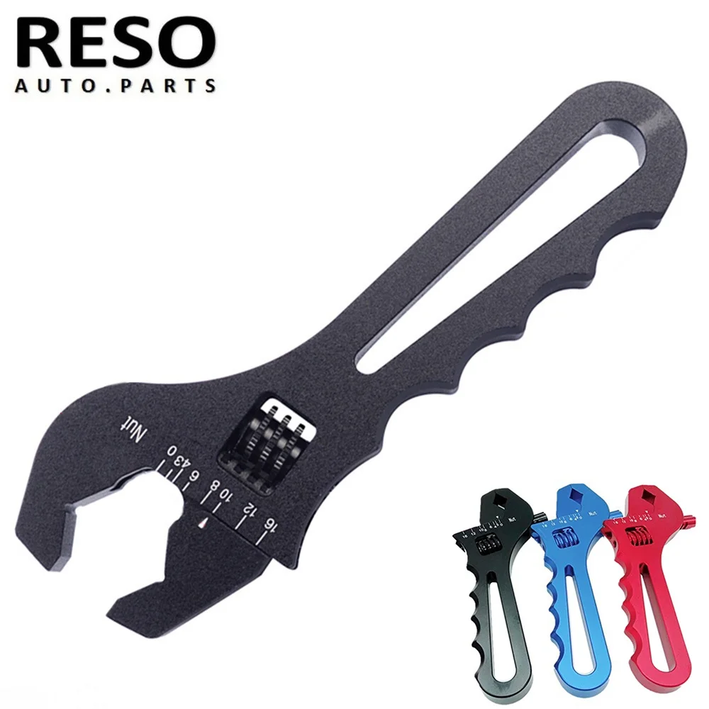 RESO--3AN-16AN Adjustable Wrench Tool Spanner For Hose End Fitting Aluminum
RESO--3AN-16AN Adjustable Wrench Tool Spanner For Hose End Fitting Aluminum