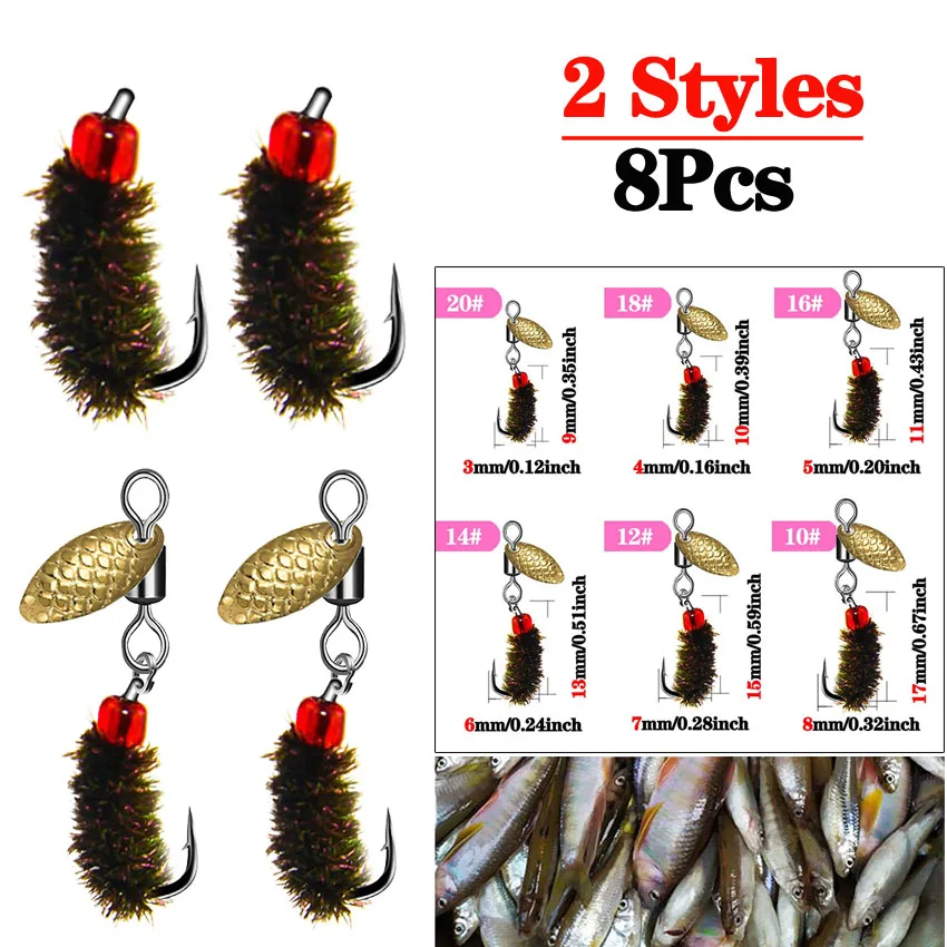 3-8Pcs Nymph Scud Fly Bug Worm Trout Fishing Flies Artificial Insect Fly Fishing Lure
3-8Pcs Nymph Scud Fly Bug Worm Trout Fishing Flies Artificial Insect Fly Fishing Lure