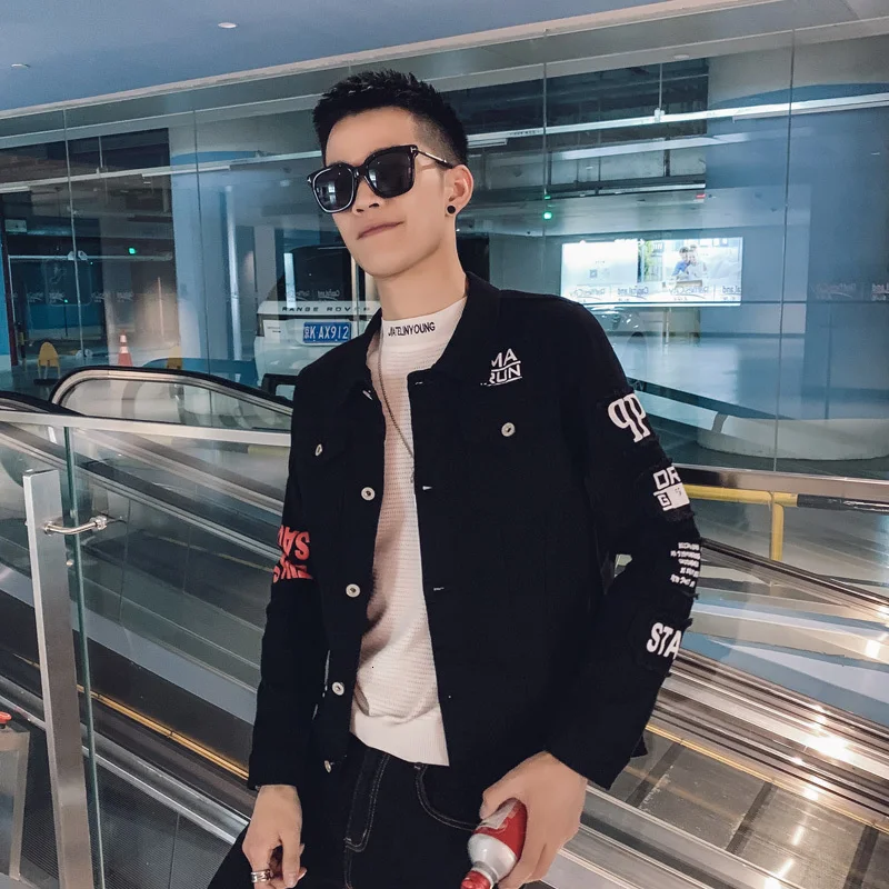 Korean Bomber Men Fashion Hip Hop Printed Denim Jacket Spring Autumn Coat For Male Chaquetas Hombre
Korean Bomber Men Fashion Hip Hop Printed Denim Jacket Spring Autumn Coat For Male Chaquetas Hombre