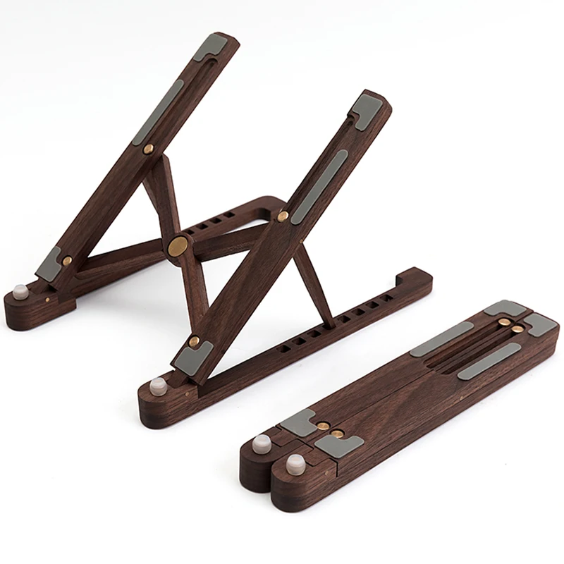 KASHCY Soild Wood Laptop Stander Walnut Rosewood Beech Blackwood foldable stand with 8 levels adjustable height
KASHCY Soild Wood Laptop Stander Walnut Rosewood Beech Blackwood foldable stand with 8 levels adjustable height