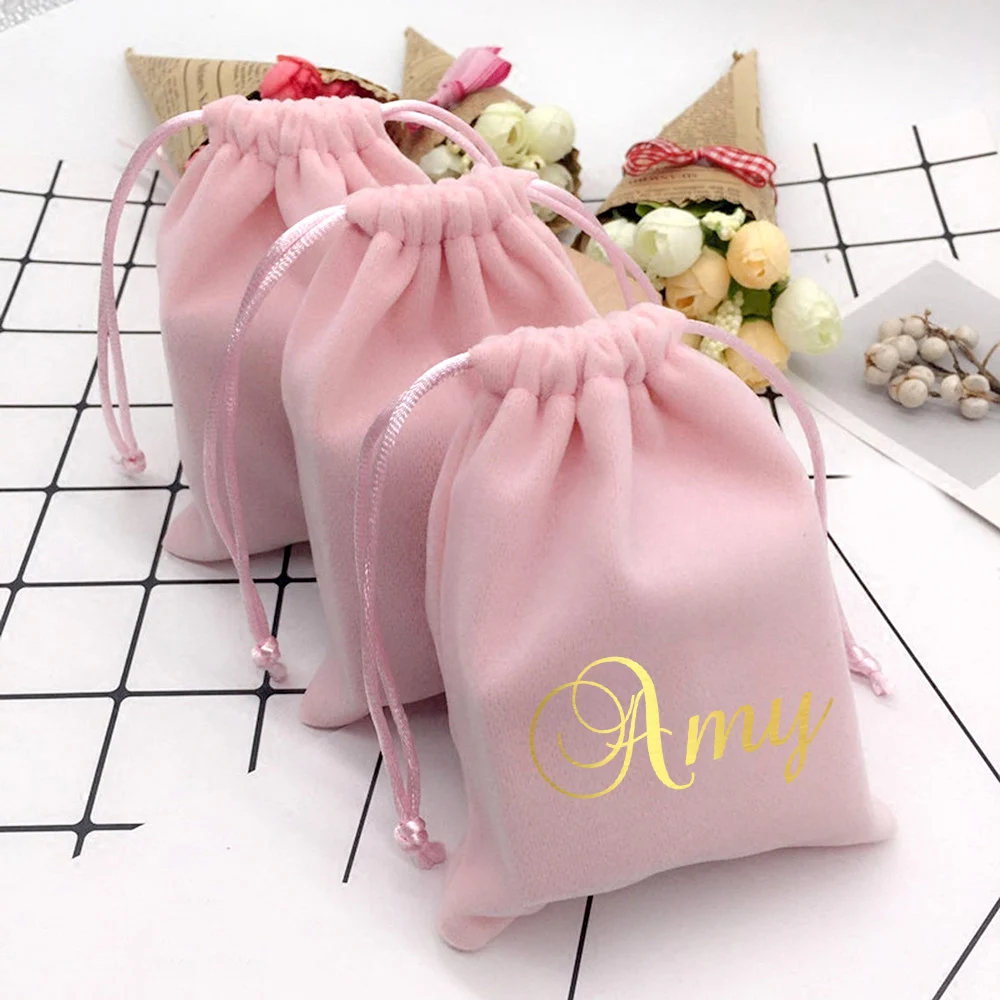 10pcs/lot Personalized Jewelry Pouches Gold Printing Custom Name Necklace Rings Organizer Bag Soft velvet jewelry Packing Bags
10pcs/lot Personalized Jewelry Pouches Gold Printing Custom Name Necklace Rings Organizer Bag Soft velvet jewelry Packing Bags