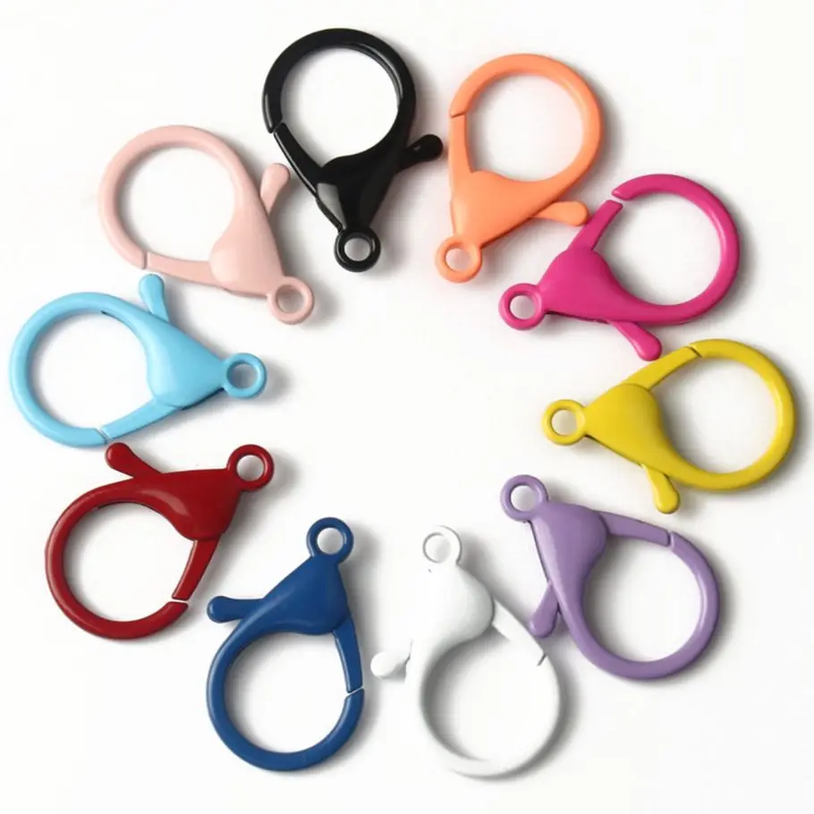 10 Pcs Multicolor Alloy Lobster Clasp Hooks End Connectors Necklace Bracelet Chain Keychain Jewelry Making Supplies Accessories
10 Pcs Multicolor Alloy Lobster Clasp Hooks End Connectors Necklace Bracelet Chain Keychain Jewelry Making Supplies Accessories