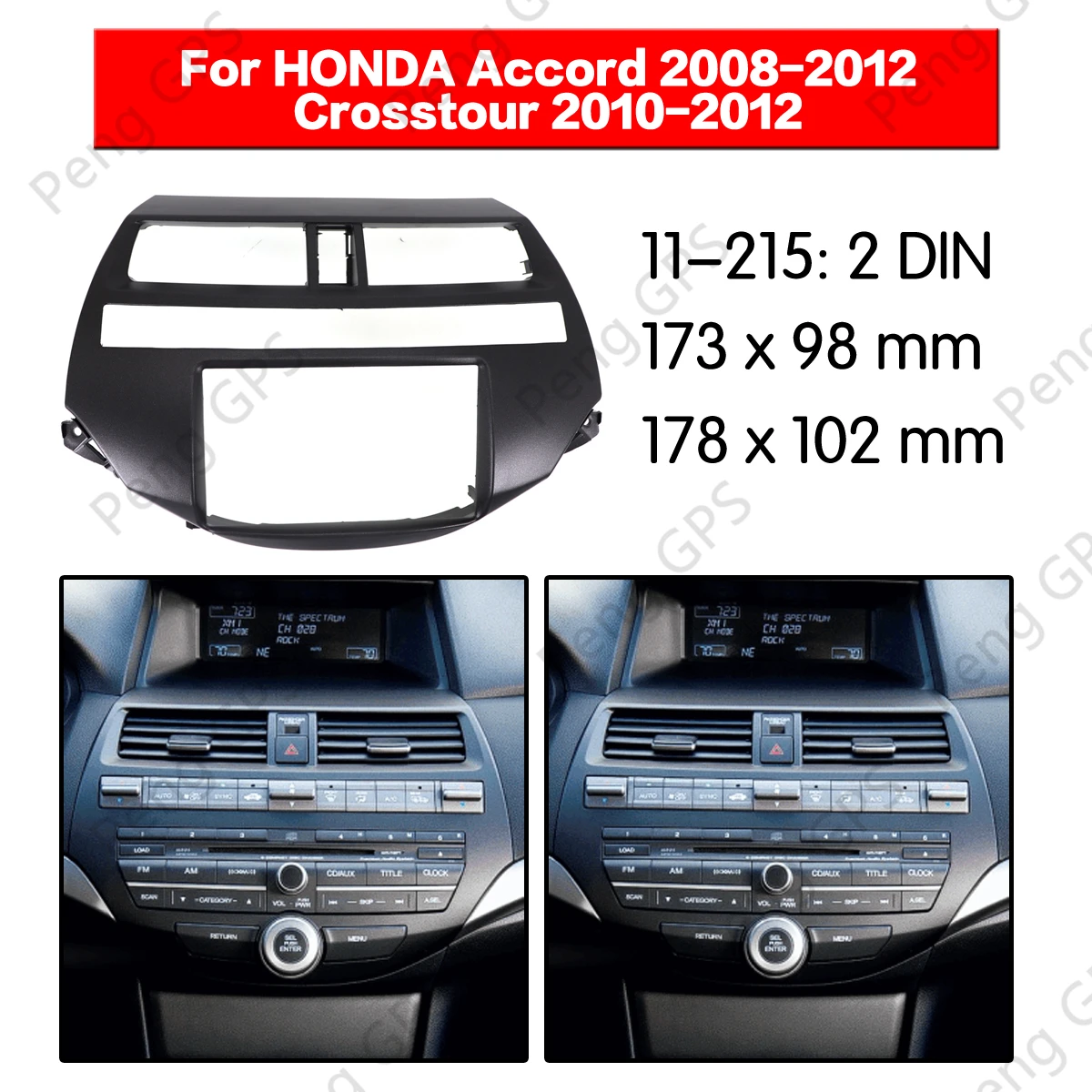 2 Din Car Radio stereo Fitting installation fascia For HONDA Accord Crosstour 2008-2012 Stereo Frame Fascias Mount Panel DVD
2 Din Car Radio stereo Fitting installation fascia For HONDA Accord Crosstour 2008-2012 Stereo Frame Fascias Mount Panel DVD