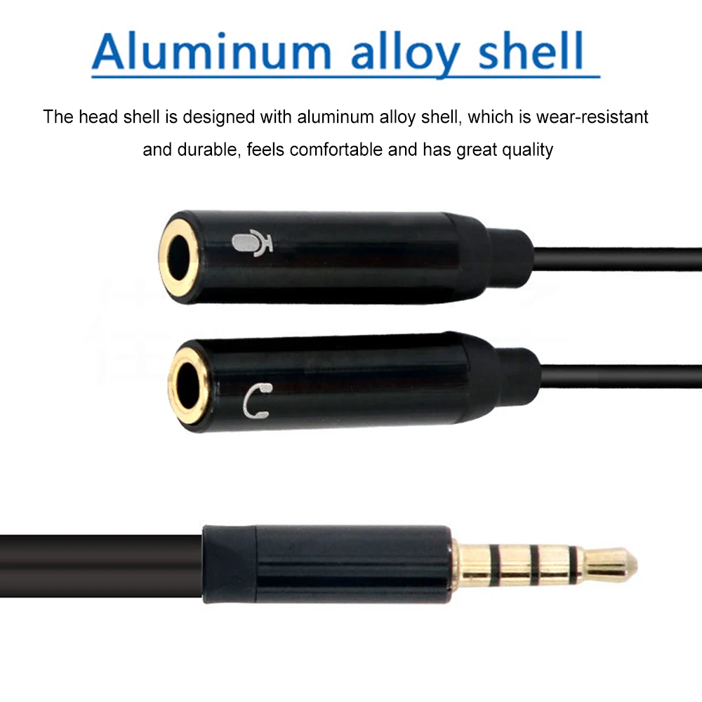 3.5mm Jack Audio Cable Y Splitter Cable 1 Male to 2 Female Splitter AUX Cable Splitter Adapter For for Computer Headset
3.5mm Jack Audio Cable Y Splitter Cable 1 Male to 2 Female Splitter AUX Cable Splitter Adapter For for Computer Headset
