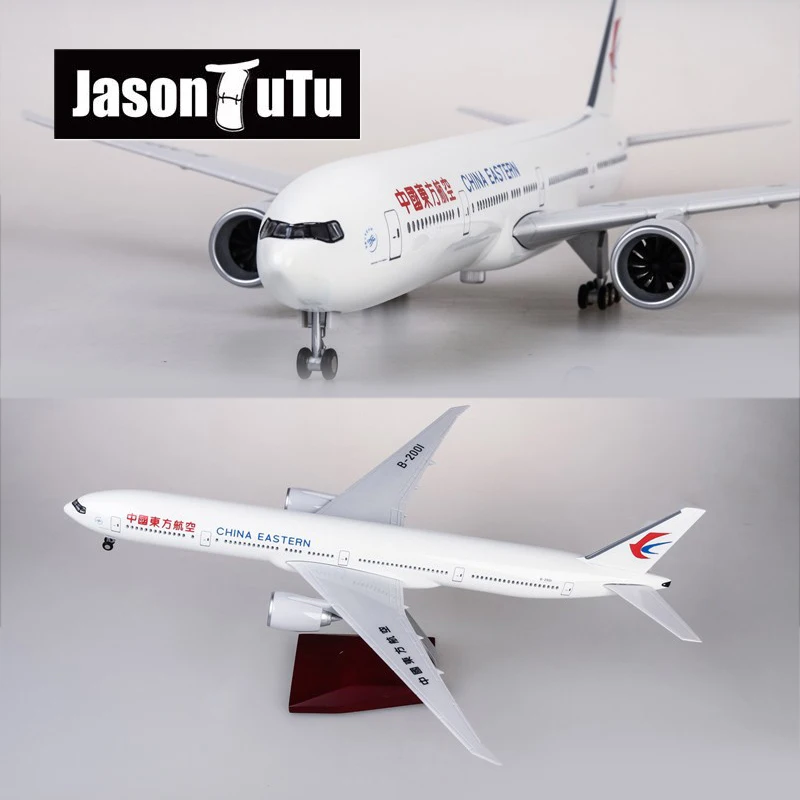 JASON TUTU 47cm 1:150 Scale China Eastern Airlines Boeing b777 Plane Aircraft Model Diecast Resin with Light & Wheel Airplane
JASON TUTU 47cm 1:150 Scale China Eastern Airlines Boeing b777 Plane Aircraft Model Diecast Resin with Light & Wheel Airplane