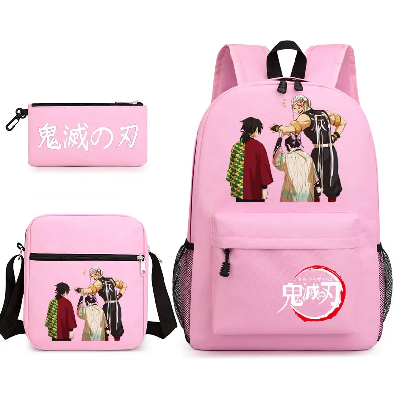 3 pieces anime backpack student school shoulder bag pencil bag set girl travel backpack Demon Slayer
3 pieces anime backpack student school shoulder bag pencil bag set girl travel backpack Demon Slayer