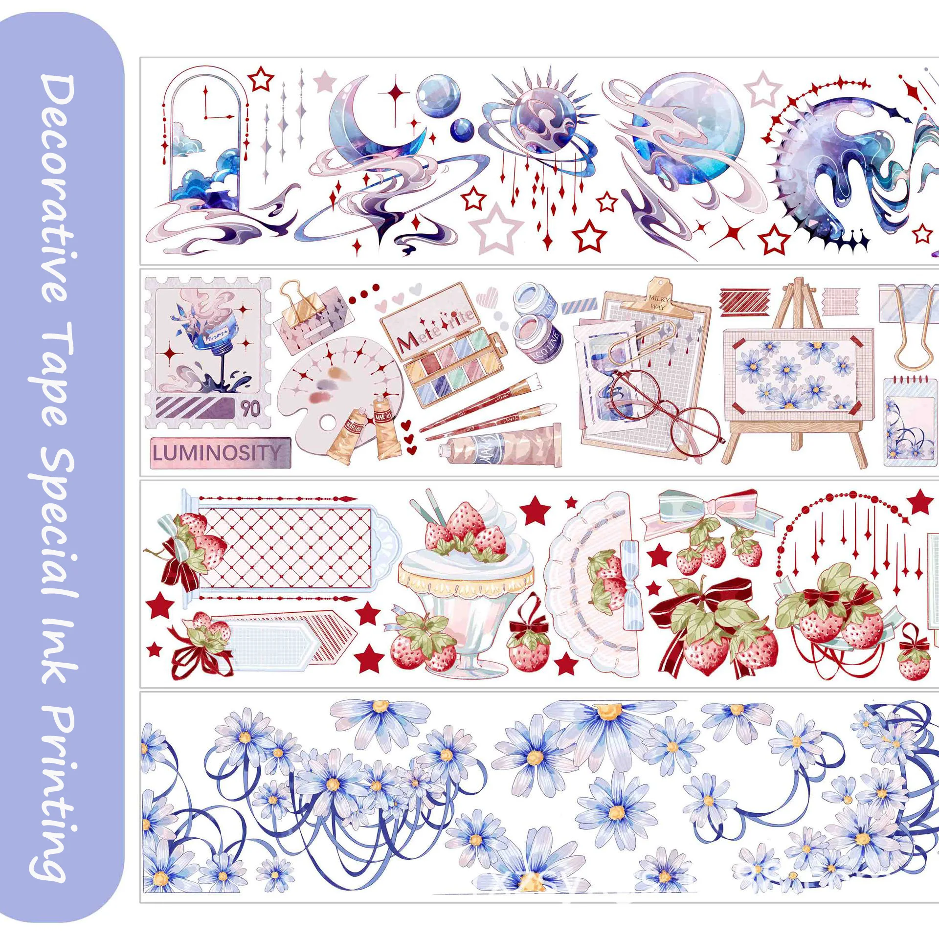 6cmx3m Special Ink Printing Kawaii Washi Tape Flower Fruit Background Decorative Girls Masking Washi Tape Scrapbook Stationery
6cmx3m Special Ink Printing Kawaii Washi Tape Flower Fruit Background Decorative Girls Masking Washi Tape Scrapbook Stationery