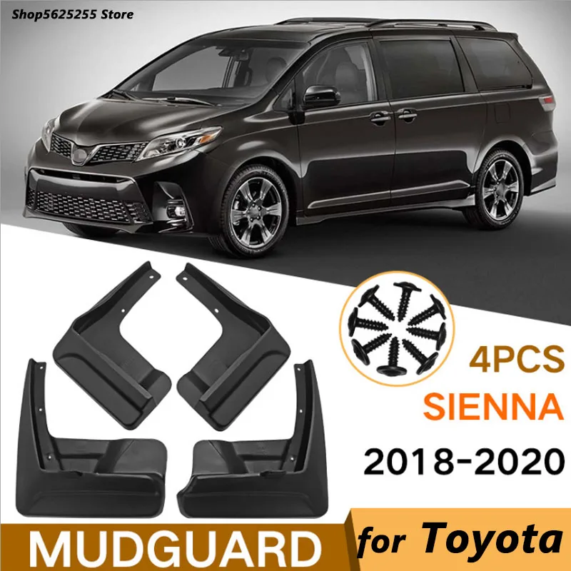 Car Mudguard for Toyota Sienna 2018 2019 2020 Accessories Front Rear Fender Mud Flaps Guard Splash Flap Protector Cover
Car Mudguard for Toyota Sienna 2018 2019 2020 Accessories Front Rear Fender Mud Flaps Guard Splash Flap Protector Cover