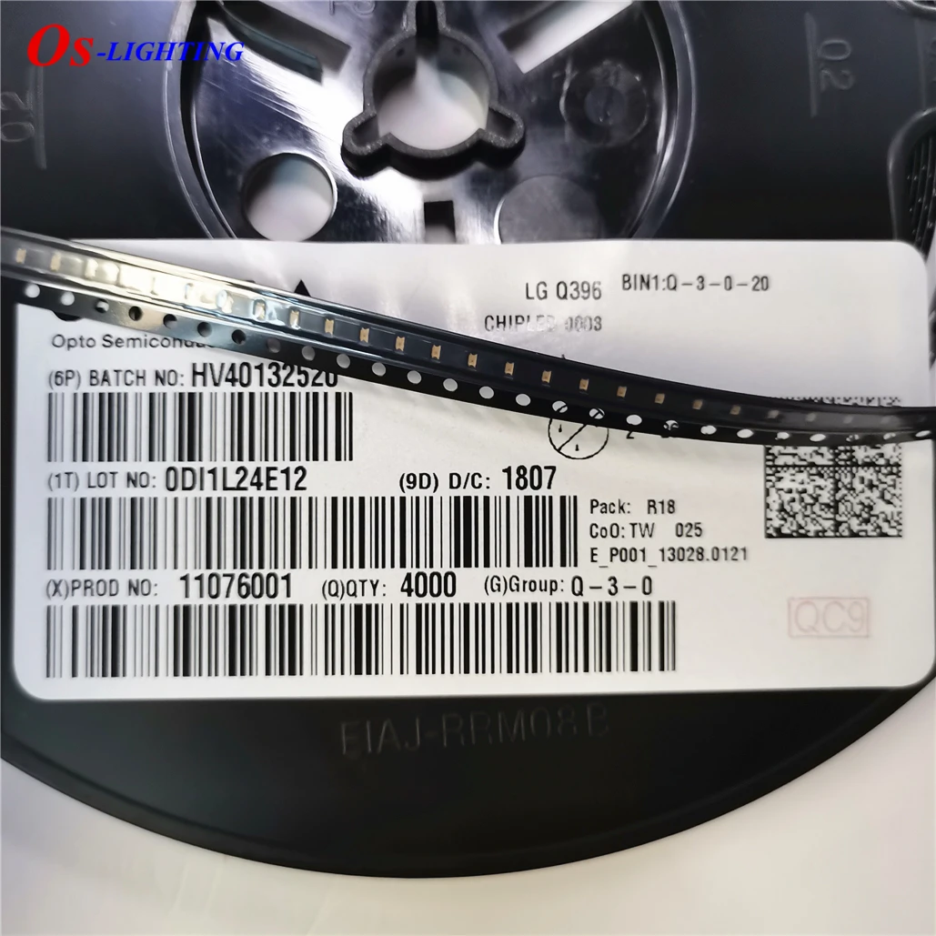 200PCS LG Q396-PS-35 0603 YELLOW GREEN SMD CHIP LED 573nm 2v 20mA 1608 Yellow-green Light Beads LGQ396 Bin: Q-3
200PCS LG Q396-PS-35 0603 YELLOW GREEN SMD CHIP LED 573nm 2v 20mA 1608 Yellow-green Light Beads LGQ396 Bin: Q-3