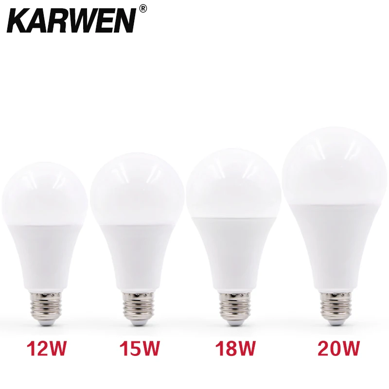 3W 6W 9W 12W 15W 18W 20W LED Bulb Lamps E27 E14 Light Bulb 220V-240V Smart IC High Brightness Lampada LED Bombillas
3W 6W 9W 12W 15W 18W 20W LED Bulb Lamps E27 E14 Light Bulb 220V-240V Smart IC High Brightness Lampada LED Bombillas