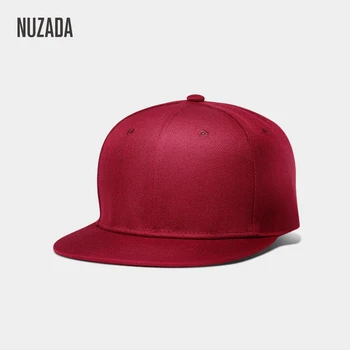 NUZADA 남녀공용 야구 모자, 단색 스냅백 모자, 야외 코튼 본 Gorras 패션, 남녀공용 조절 가능 힙합