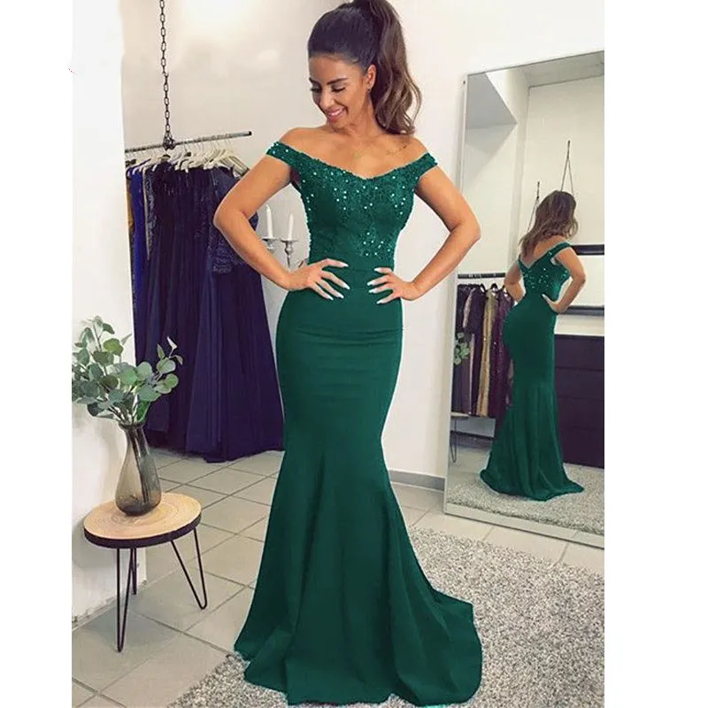 Green Bridesmaid Dress Cap Sleeves Boat Neck Floor Length Mermaid Women Wedding Party Dress Vestidos De Madrinha Custom Made
Green Bridesmaid Dress Cap Sleeves Boat Neck Floor Length Mermaid Women Wedding Party Dress Vestidos De Madrinha Custom Made