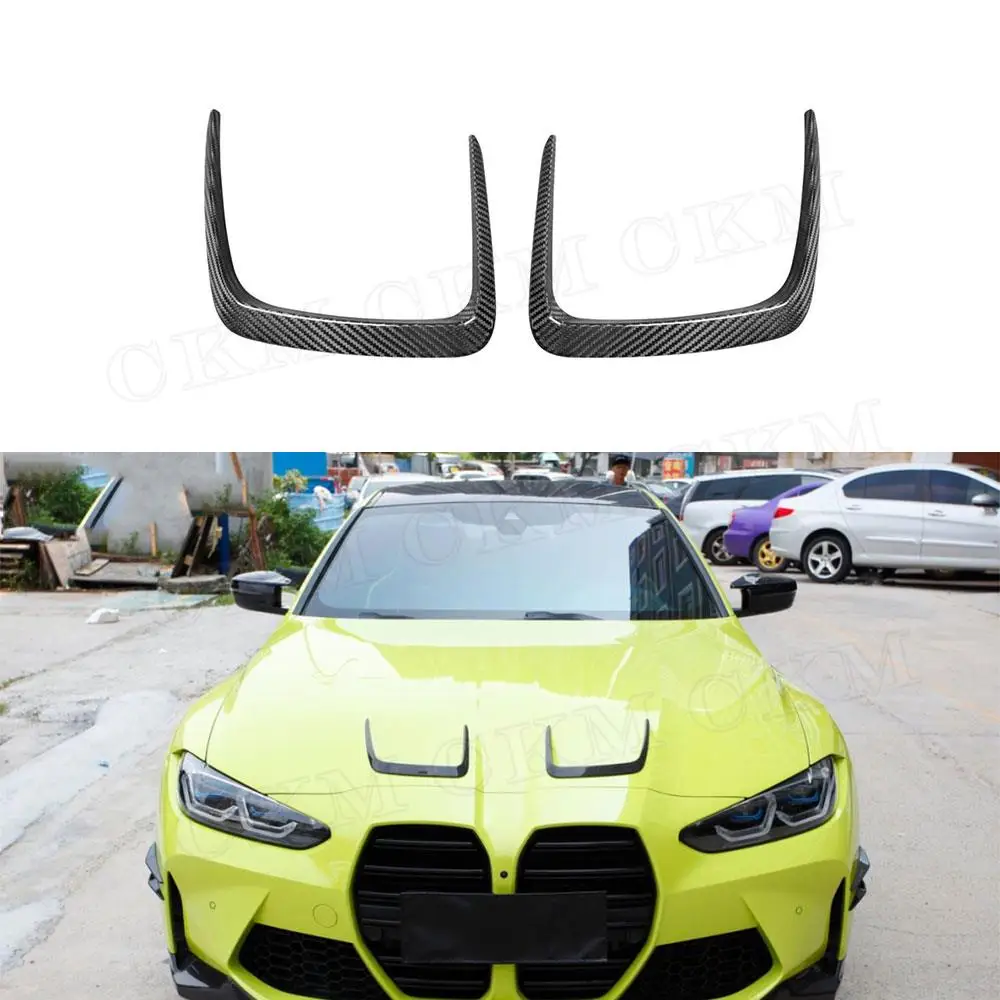 Dry Carbon Fiber Front Engine Hood Canards Splitters Car Decoration for BMW G80 G82 G83 M3 M4 2021+
Dry Carbon Fiber Front Engine Hood Canards Splitters Car Decoration for BMW G80 G82 G83 M3 M4 2021+