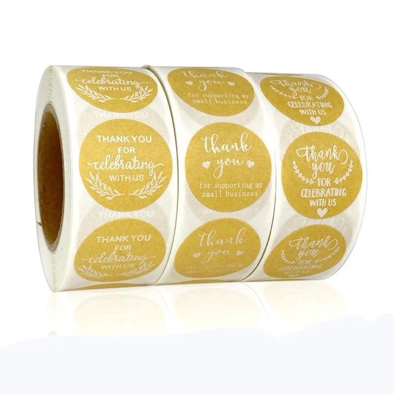 500pcs/roll Thank You Stickers Handmade Sticker For Wedding Gift Christmas Card Packing Stationery Fast food Labels Paper tool
500pcs/roll Thank You Stickers Handmade Sticker For Wedding Gift Christmas Card Packing Stationery Fast food Labels Paper tool