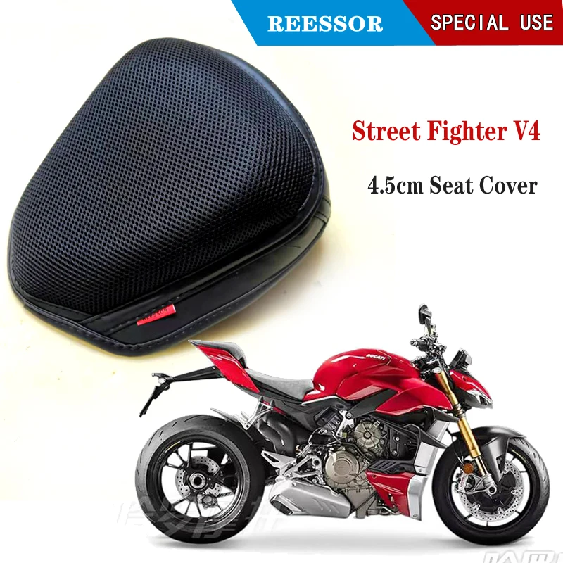 Чехол для мотоциклетного сиденья DUCATI V4 Street Fighter, 4,5 см, удобная дышащая сетчатая подушка из губки для длительных поездок, езды на мотоцикле
Чехол для мотоциклетного сиденья DUCATI V4 Street Fighter, 4,5 см, удобная дышащая сетчатая подушка из губки для длительных поездок, езды на мотоцикле
