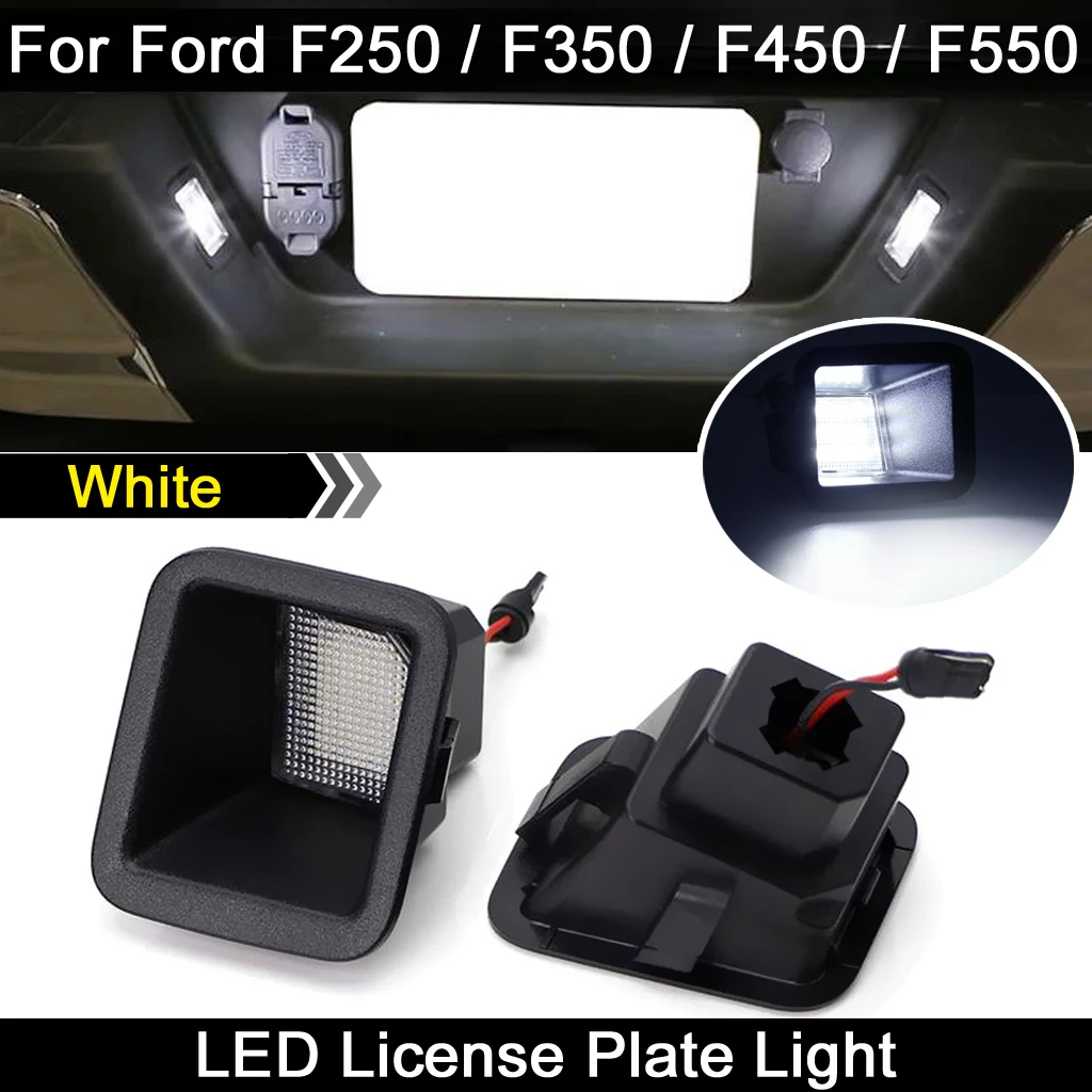 2 шт. для Ford F250 F350 F450 F550 Super Duty 2017-2018 белый светодиодный светильник номерного знака лампа номерного знака
2 шт. для Ford F250 F350 F450 F550 Super Duty 2017-2018 белый светодиодный светильник номерного знака лампа номерного знака