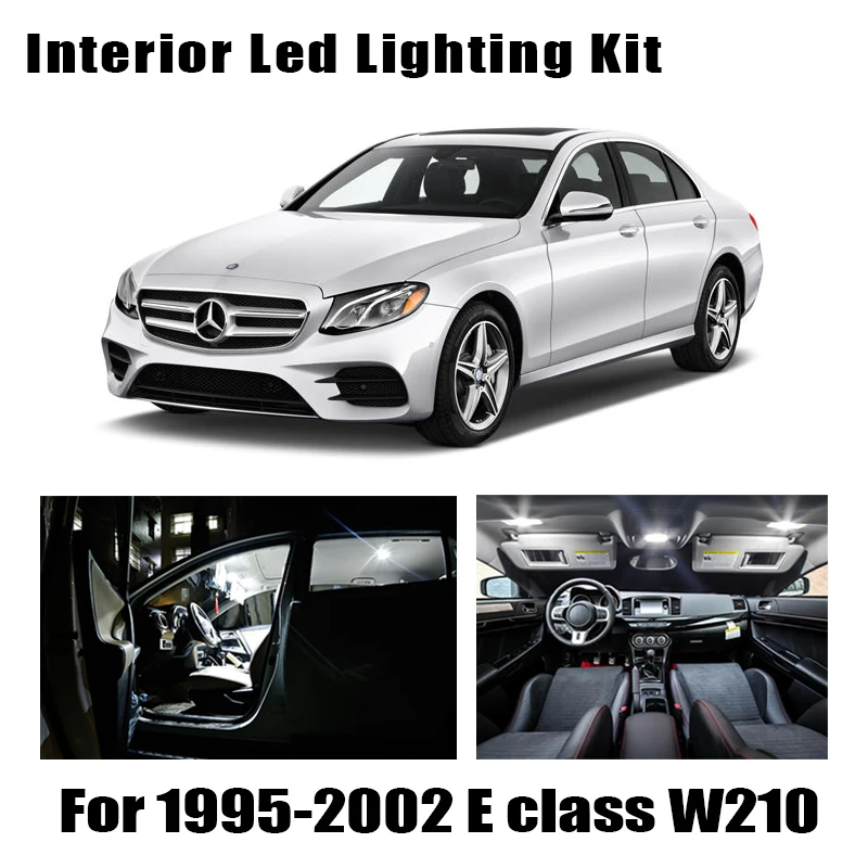 19pcs LED bulb Interior dome map Reading Light Kit For 1995-2002 Mercedes-Benz E class W210 Sedan E200 E300 E420 E320 E430
19pcs LED bulb Interior dome map Reading Light Kit For 1995-2002 Mercedes-Benz E class W210 Sedan E200 E300 E420 E320 E430