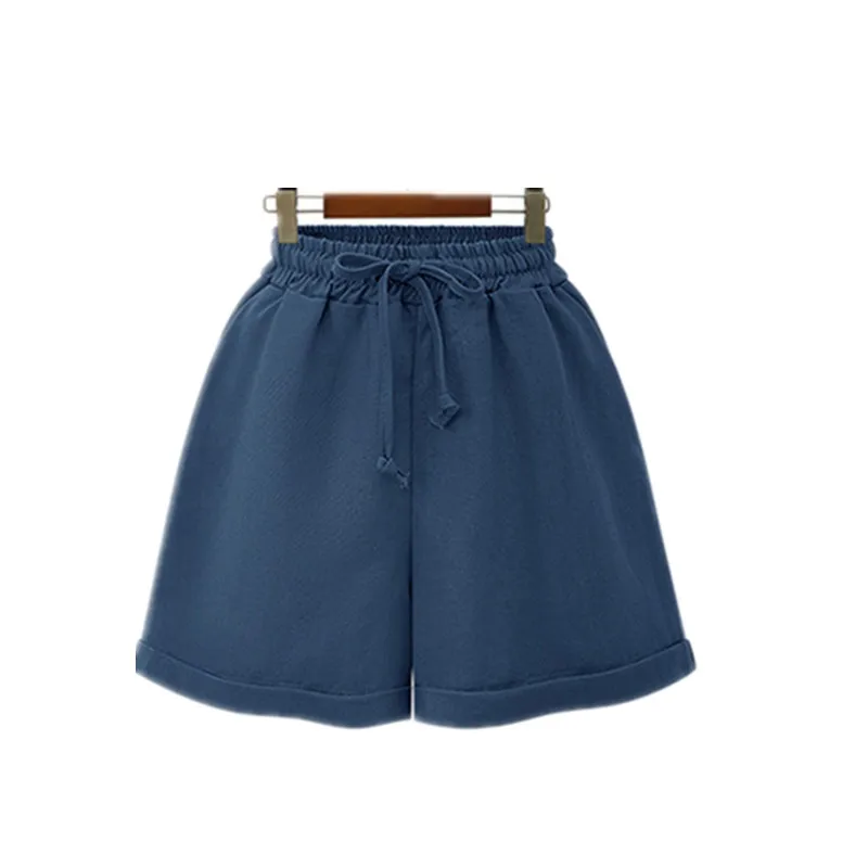 Casual Lace Up Shorts for Women, Elastic Waist, Wide-Legged Pants for Ladies, 6XL, 7XL, Summer
Casual Lace Up Shorts for Women, Elastic Waist, Wide-Legged Pants for Ladies, 6XL, 7XL, Summer