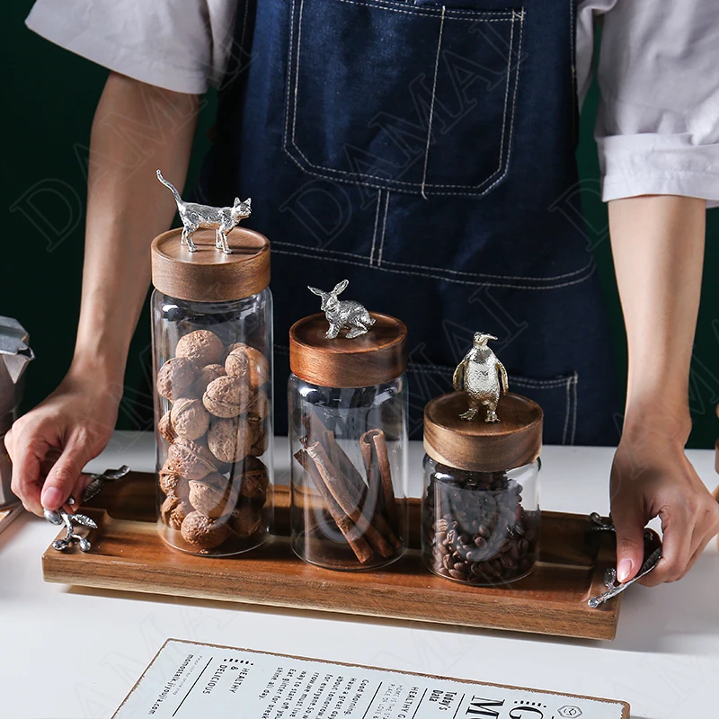 European Glass Storage Jars Animal Decorative Candy Jar Kitchen Cereal Dispenser Snacks Organizer Home Decoration Ornaments
European Glass Storage Jars Animal Decorative Candy Jar Kitchen Cereal Dispenser Snacks Organizer Home Decoration Ornaments