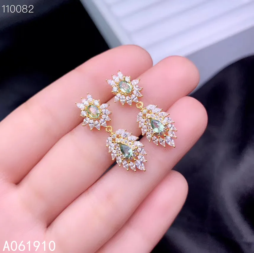 KJJEAXCMY Boutique Jewelry 925 Sterling Silver Lnlaid Natural Colored Sapphire Women's Earrings Support Detection Trendy
KJJEAXCMY Boutique Jewelry 925 Sterling Silver Lnlaid Natural Colored Sapphire Women's Earrings Support Detection Trendy