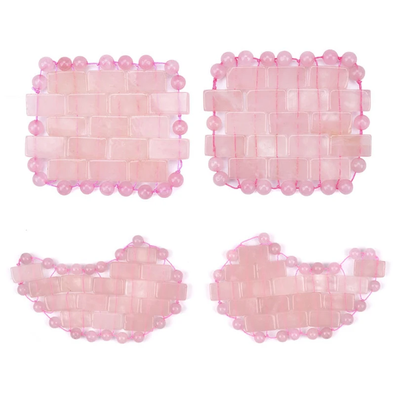 Mini Rose Quartz Crystal Eye Mask Natural Jade Eye Massager Facial Lifting Cold Therapy For Relieve Eye Fatigue Beauty Skin Care
Mini Rose Quartz Crystal Eye Mask Natural Jade Eye Massager Facial Lifting Cold Therapy For Relieve Eye Fatigue Beauty Skin Care