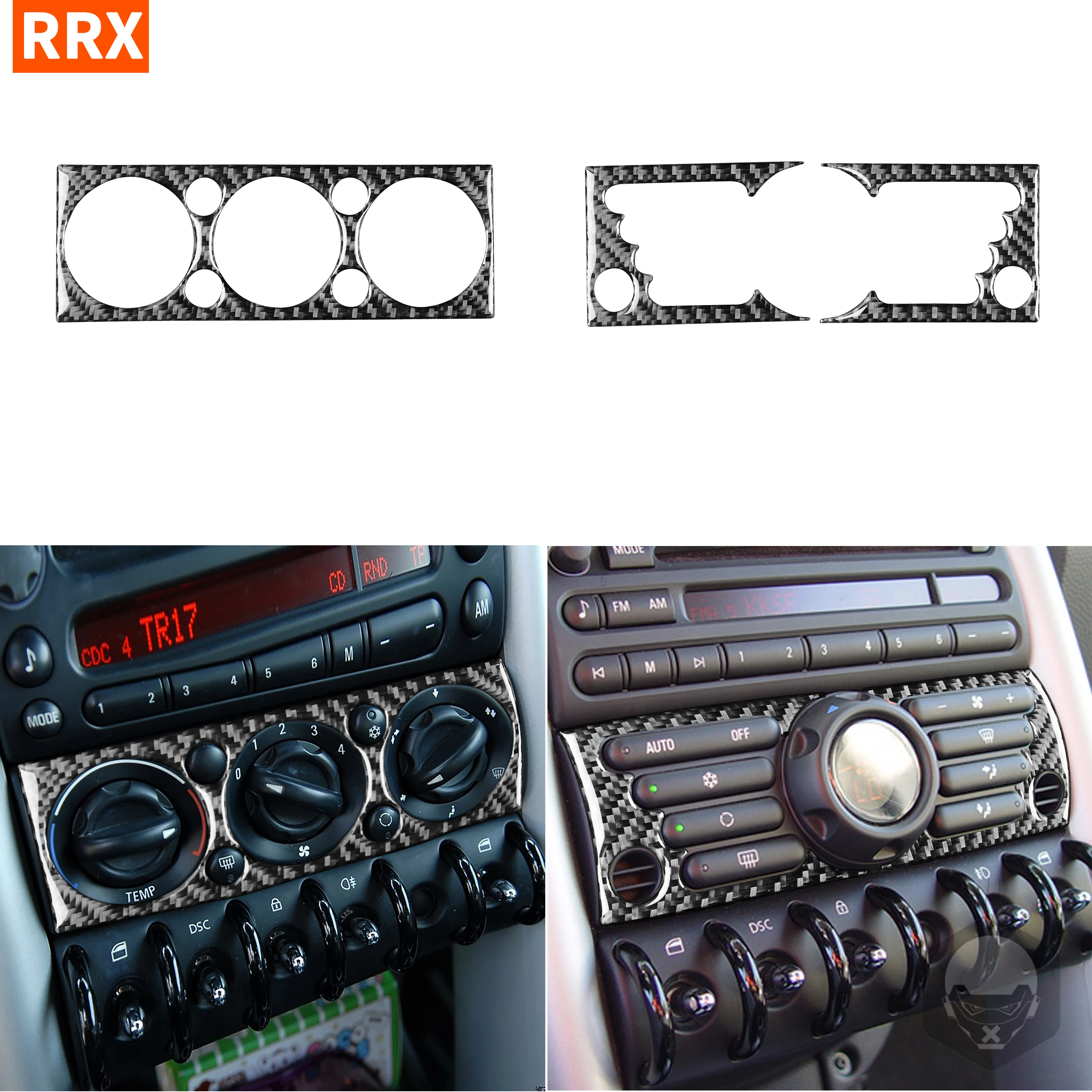 For Mini Cooper S One Hatch R50 R53 2005 2006 Carbon Fiber Sticker AC Frame Air Conditioning Pael Interiors Car Accessories
For Mini Cooper S One Hatch R50 R53 2005 2006 Carbon Fiber Sticker AC Frame Air Conditioning Pael Interiors Car Accessories