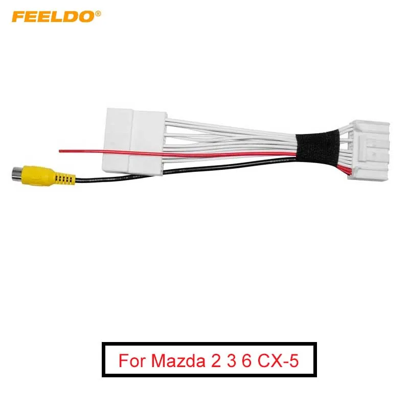 FEELDO Car Parking Rear Camera Video Plug Converter Cable For Mazda 2 3 6 CX-5 Parking Reverse Wire Adapter
FEELDO Car Parking Rear Camera Video Plug Converter Cable For Mazda 2 3 6 CX-5 Parking Reverse Wire Adapter