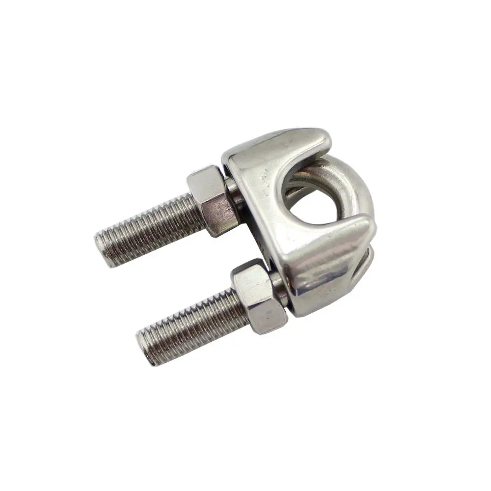 5 pcs per lot Wire Rope Clip 316 Stainless Steel Wire Rope Grip Cable Clamps 10mm
5 pcs per lot Wire Rope Clip 316 Stainless Steel Wire Rope Grip Cable Clamps 10mm