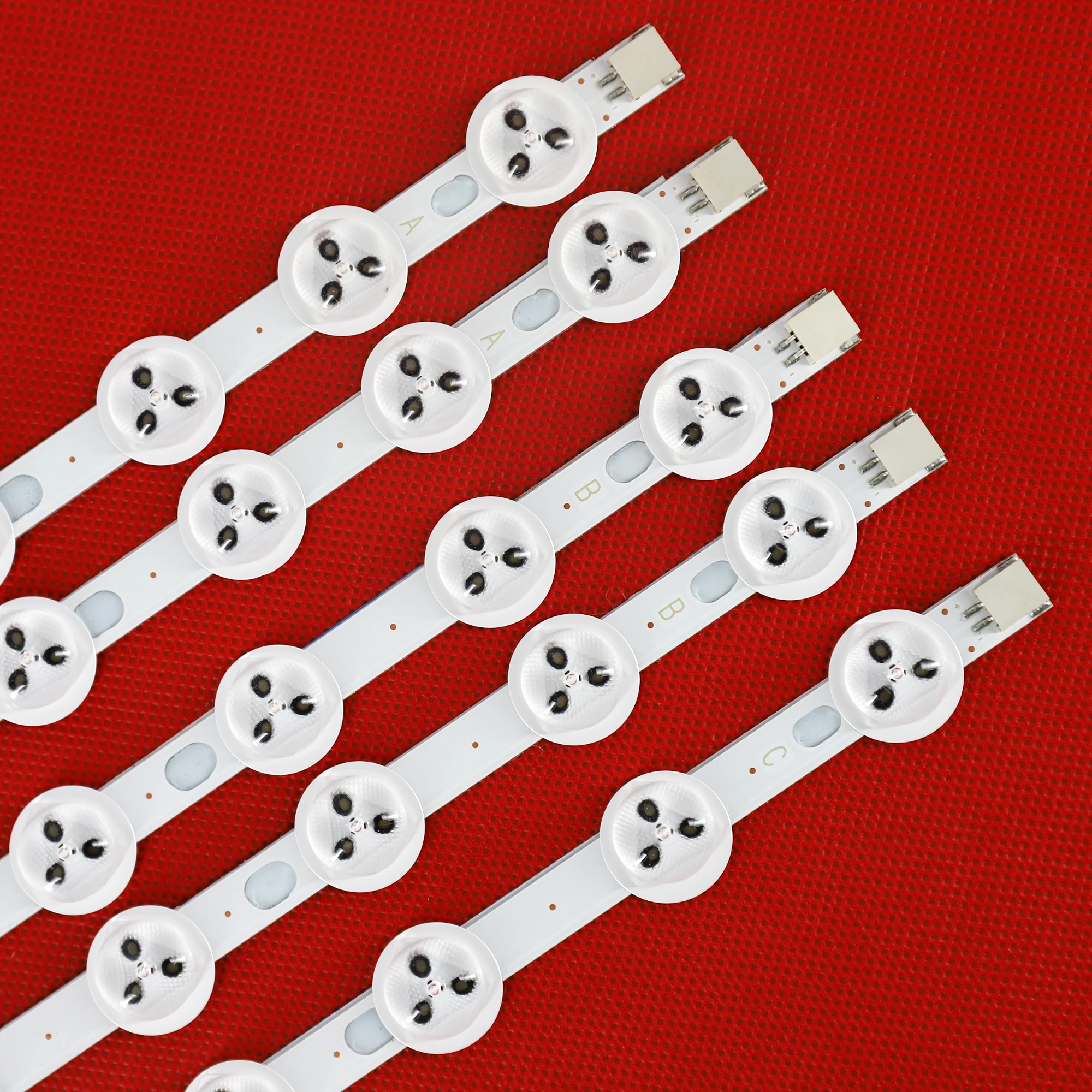 New 50PCS LED Backlight Strip 40" 39" NDV REV1.0 ABC For TOSHIBA 40L3433DG VESTEL VES390UNDC-01 VES400UNDS-01 VES400UNDS-02
New 50PCS LED Backlight Strip 40" 39" NDV REV1.0 ABC For TOSHIBA 40L3433DG VESTEL VES390UNDC-01 VES400UNDS-01 VES400UNDS-02