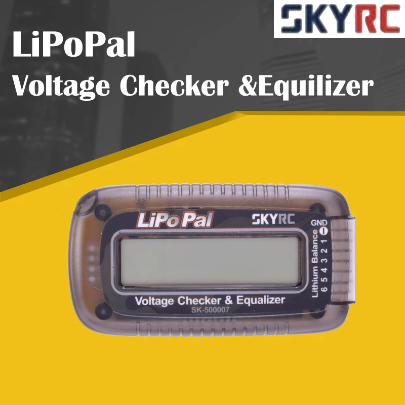 SKYRC LiPoPal 2-6S Lipo батарея проверка напряжения экватор емкость дисплей индикатор напряжения самовсасывающий балансир напряжения
SKYRC LiPoPal 2-6S Lipo батарея проверка напряжения экватор емкость дисплей индикатор напряжения самовсасывающий балансир напряжения