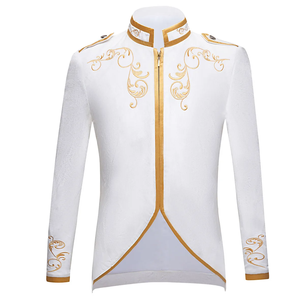 Fashion Men Suits Tailor-Made Palace Golden Embroidered Jacket Cross-border Singer Performance Costume Homme
Fashion Men Suits Tailor-Made Palace Golden Embroidered Jacket Cross-border Singer Performance Costume Homme