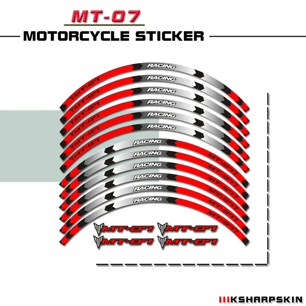 The new sale of reflective stickers for motorcycle wheels is suitable for YAMAHA MT-07
The new sale of reflective stickers for motorcycle wheels is suitable for YAMAHA MT-07