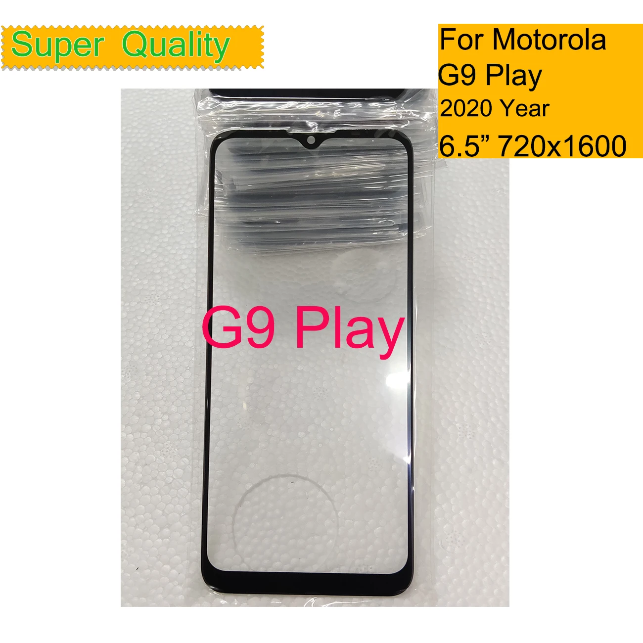 10Pcs/Lot For Motorola Moto G9 Play Touch Screen Front Outer Glass Panel Lens For Moto G9 Play LCD Front Glass With OCA Glue
10Pcs/Lot For Motorola Moto G9 Play Touch Screen Front Outer Glass Panel Lens For Moto G9 Play LCD Front Glass With OCA Glue