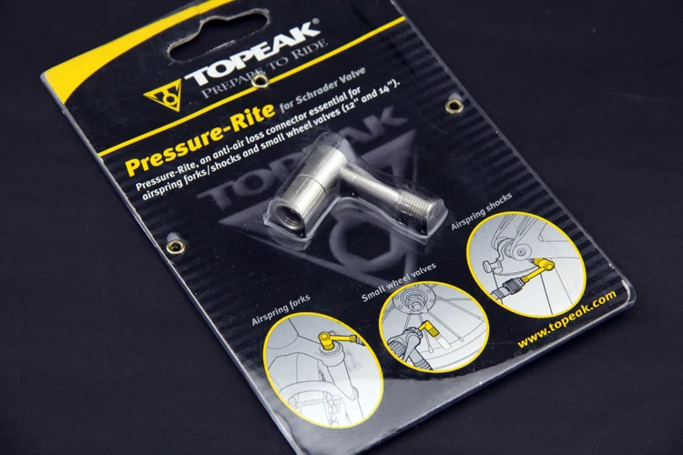 Topeak TSV-01 Pressure-Rite for Schrader Valve Adapter with Internal Check Valve
Topeak TSV-01 Pressure-Rite for Schrader Valve Adapter with Internal Check Valve