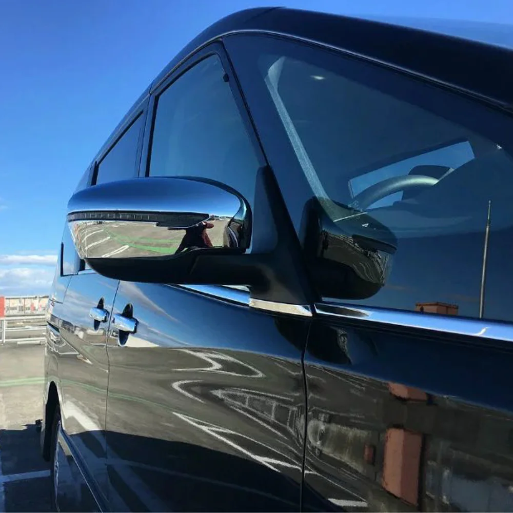 For Nissan Serena 2016 2017 2018 2019 ABS Chrome Side Door Rearview Mirror Cover Trims Car Exterior Accessories
For Nissan Serena 2016 2017 2018 2019 ABS Chrome Side Door Rearview Mirror Cover Trims Car Exterior Accessories