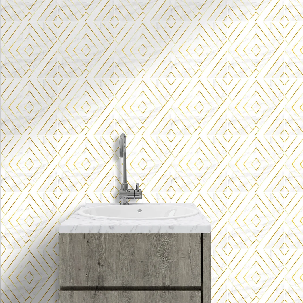 European Luxury Sequin Crystal Tile Stickers Bathroom Living Room Kitchen Waterproof Wall Stickers Peel and Stick
European Luxury Sequin Crystal Tile Stickers Bathroom Living Room Kitchen Waterproof Wall Stickers Peel and Stick