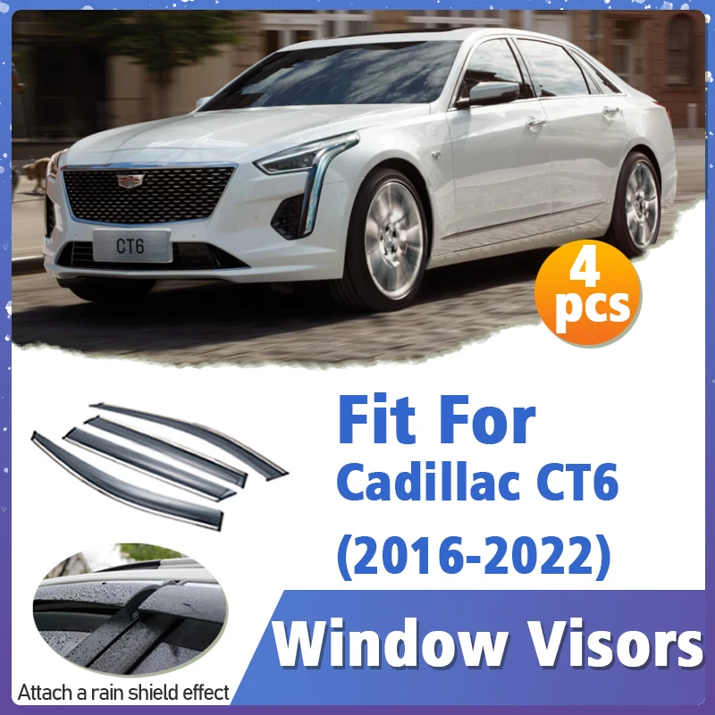Оконный козырек для Cadillac CT6 2016-2022, вентиляционная крышка, отделка, навесы, защита от солнца, дождя, дефлектор, автоаксессуары
Оконный козырек для Cadillac CT6 2016-2022, вентиляционная крышка, отделка, навесы, защита от солнца, дождя, дефлектор, автоаксессуары