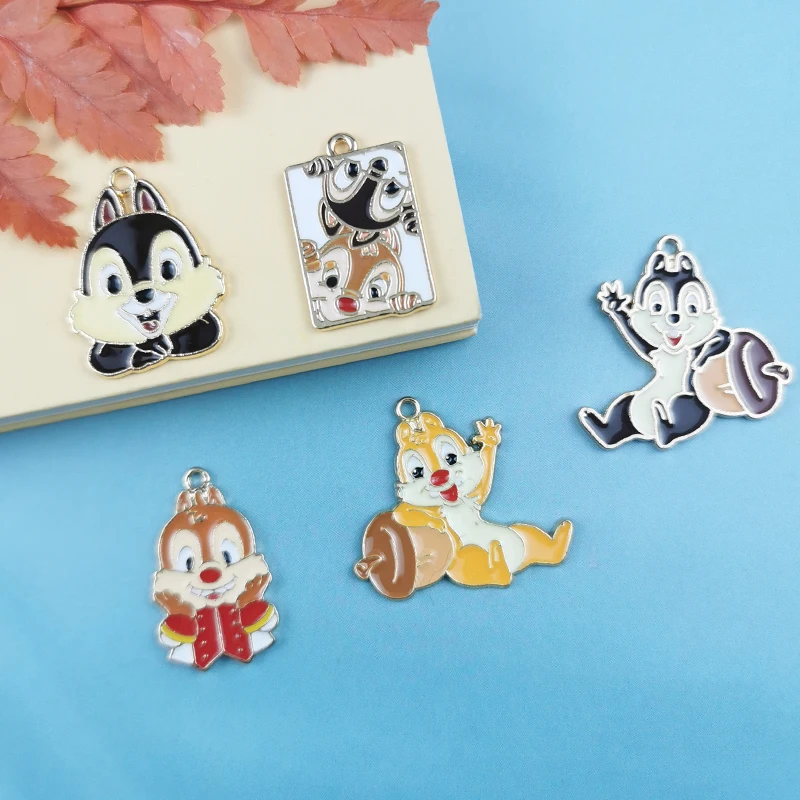 10pcs Cartoon Squirrel Enamel Couples Charms Pendants Animals Alloy Pendants DIY Earring Keychain Jewelry Accessory Dangle
10pcs Cartoon Squirrel Enamel Couples Charms Pendants Animals Alloy Pendants DIY Earring Keychain Jewelry Accessory Dangle