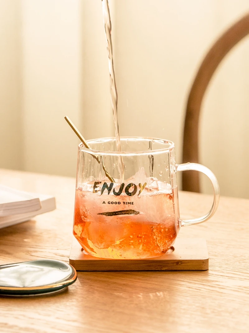 Water Cup New Office Heat-Resistant Glass Beer Good-Looking Coffee Cup With Lid Transparent Cup Tea Cup Fruit Drink Glassware
Water Cup New Office Heat-Resistant Glass Beer Good-Looking Coffee Cup With Lid Transparent Cup Tea Cup Fruit Drink Glassware