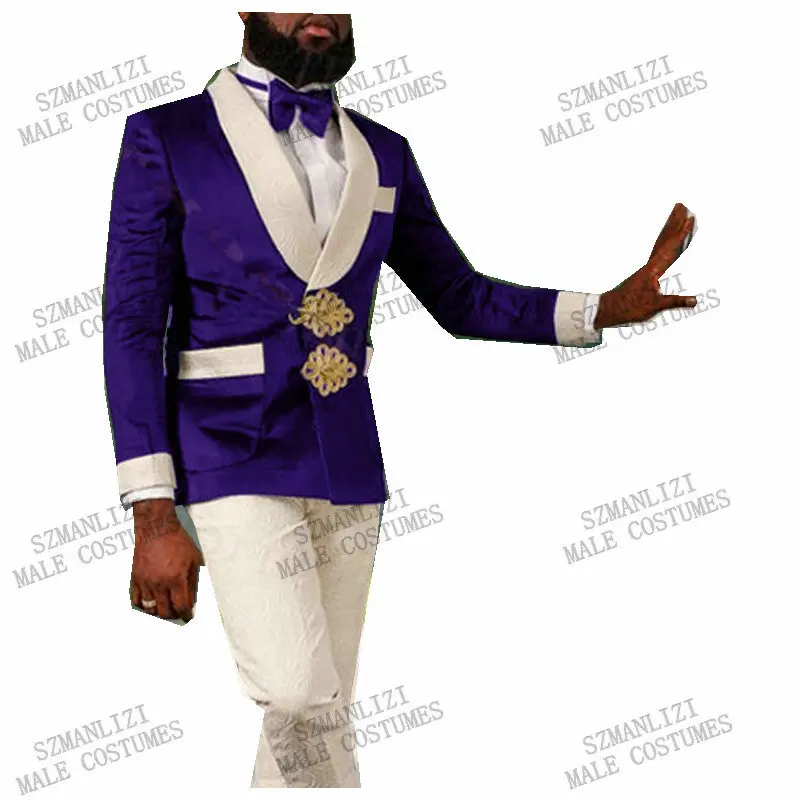 2021 Hot Selling Royal Blue Velvet Men Suits Double Breasted For Wedding Slim Fit Groom Tuxedos 2 Pieces Set Suits Jacket Pants
2021 Hot Selling Royal Blue Velvet Men Suits Double Breasted For Wedding Slim Fit Groom Tuxedos 2 Pieces Set Suits Jacket Pants